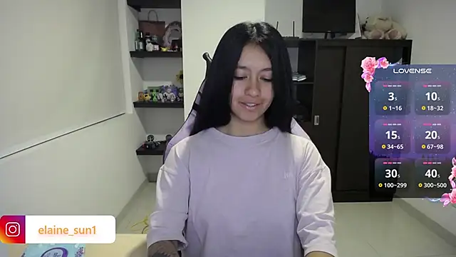 elaine sun1 online show from February 12, 1:22 am