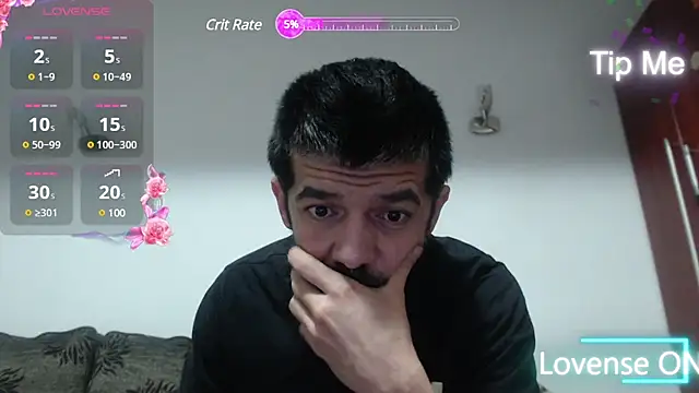 Snapshot of Dale_E chatting on January 7, 1:17 am Dale E online show from January 7, 1:17 am