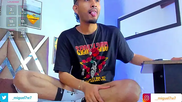   Miguel7w7 online show from January 6, 7:06 pm