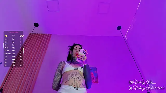 Snapshot of Valerykat_ chatting on February 19, 11:50 am Valerykat online show from February 19, 11:50 am