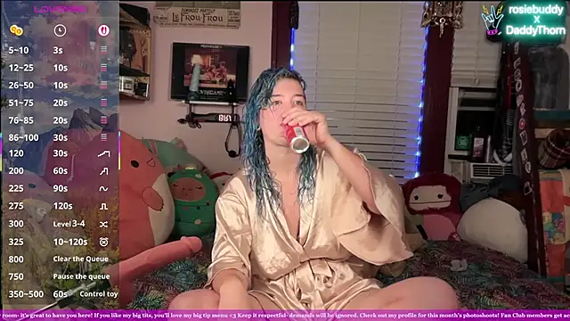 rosiebuddy online show from February 1, 1:26 am