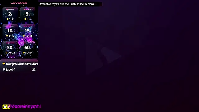 Snapshot of comeinnym chatting on December 20, 2:35 pm comeinnym online show from December 20, 2:35 pm