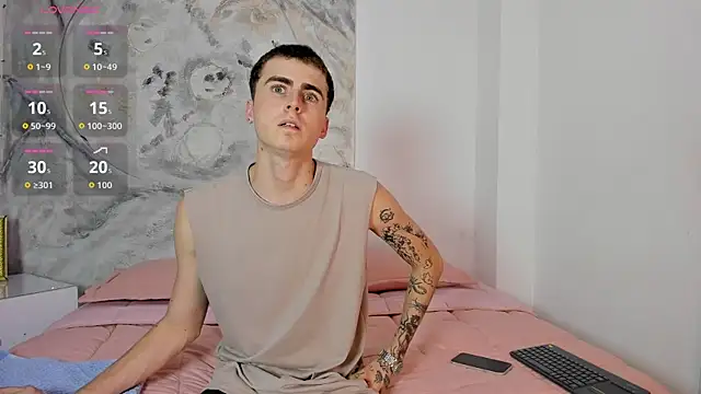 Snapshot of SpaceBoy1 chatting on February 23, 9:34 pm SpaceBoy1 online show from February 23, 9:34 pm