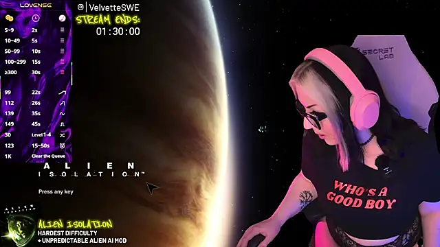 VelvetteSWE online show from May 30, 8:06 pm