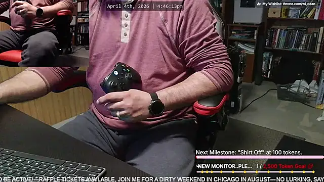 DeanonCam online show from April 4, 9:45 pm