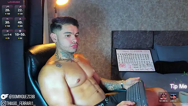 thiago ferrari  online show from July 4, 11:22 pm