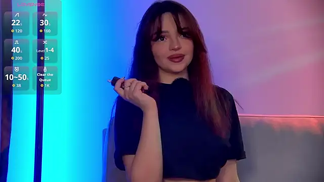 Snapshot of AnaWestt chatting on February 19, 7:59 am AnaWestt online show from February 19, 7:59 am