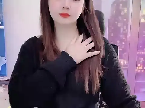 Snapshot of XiaBunny chatting on February 2, 7:01 pm XiaBunny online show from February 2, 7:01 pm