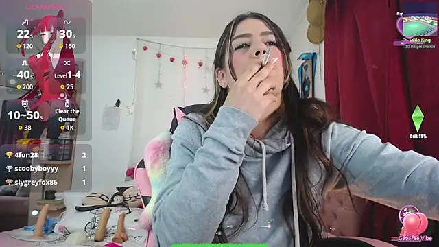 Snapshot of Rosario_96 chatting on February 10, 4:27 am Rosario 96 online show from February 10, 4:27 am