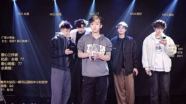 Snapshot of BTS-007 chatting on February 7, 11:14 am BTS-007 online show from February 7, 11:14 am