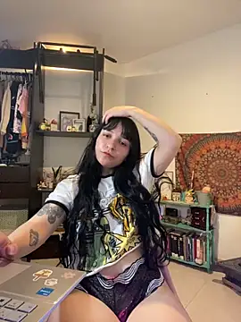 Snapshot of Abril_Thompson221 chatting on February 18, 1:34 am Abril Thompson221 online show from February 18, 1:34 am