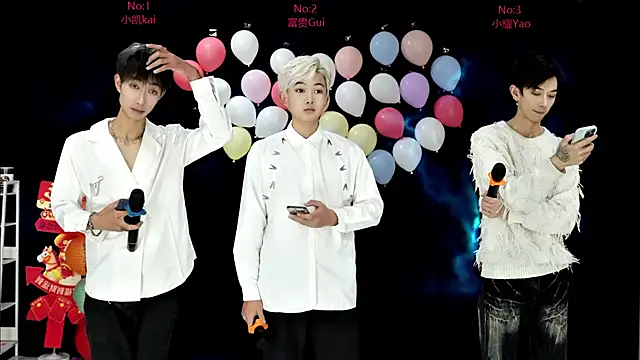 Snapshot of AOA-boy chatting on February 25, 1:10 pm AOA-boy online show from February 25, 1:10 pm