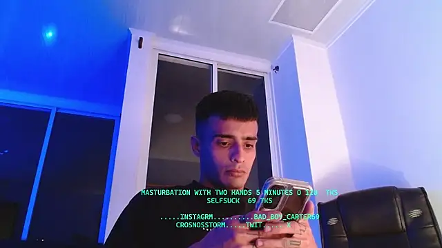 Bad Boy Carter69 online show from April 18, 7:56 am