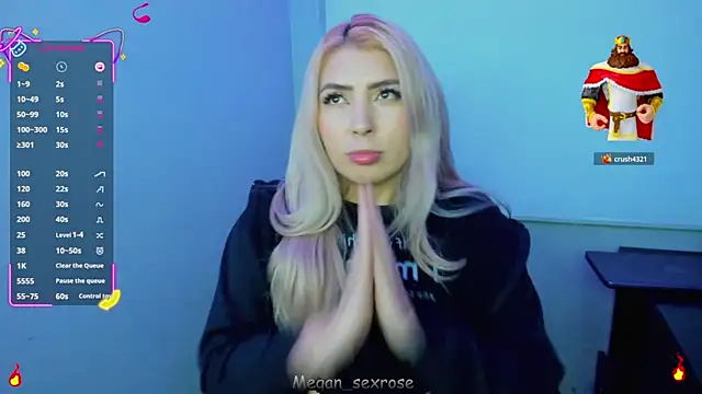 Megan sexrosse online show from March 27, 4:51 am