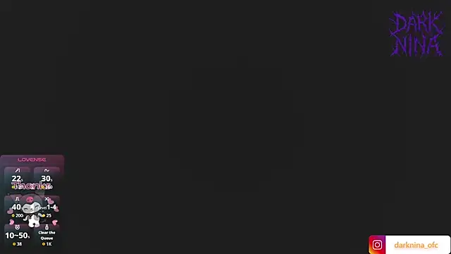 dark nina   online show from April 1, 3:29 am