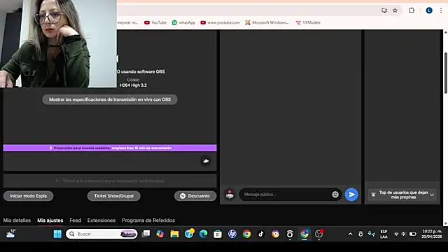 VALELUXX online show from April 21, 3:24 am