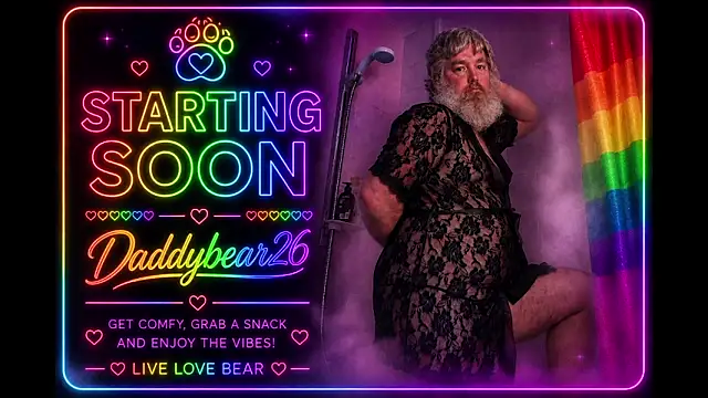Daddybear26 online show from June 15, 5:15 pm
