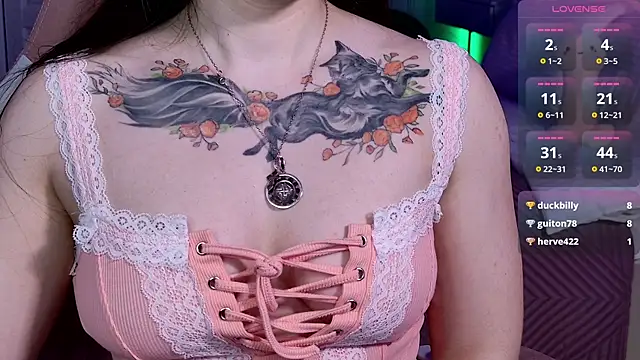 Snapshot of Foxohlove chatting on December 8, 5:22 pm Foxohlove online show from December 8, 5:22 pm