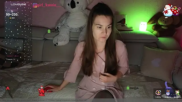 Girl Ksenia online show from January 7, 7:59 pm