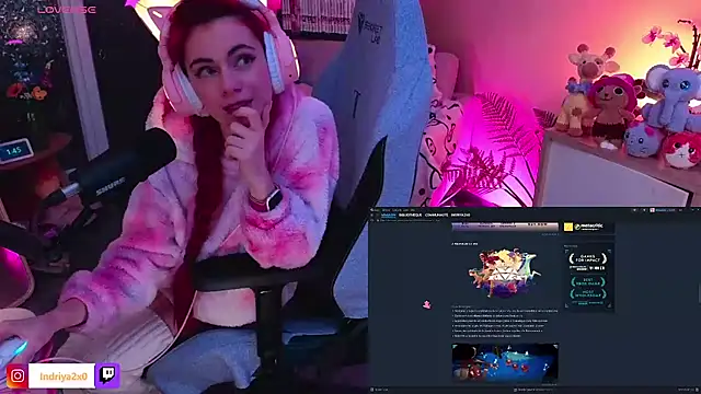 Snapshot of Indriya2x0 chatting on December 3, 12:46 am Indriya2x0 online show from December 3, 12:46 am