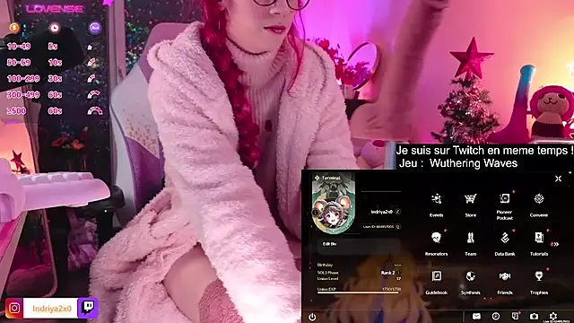 Snapshot of Indriya2x0 chatting on February 14, 7:54 pm Indriya2x0 online show from February 14, 7:54 pm