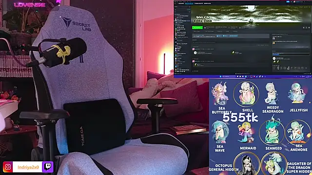 Snapshot of Indriya2x0 chatting on October 28, 8:22 pm Indriya2x0 online show from October 28, 8:22 pm