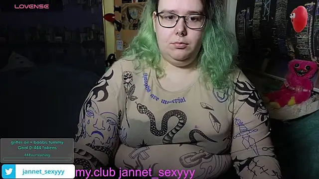 JannetPie online show from February 28, 11:28 pm