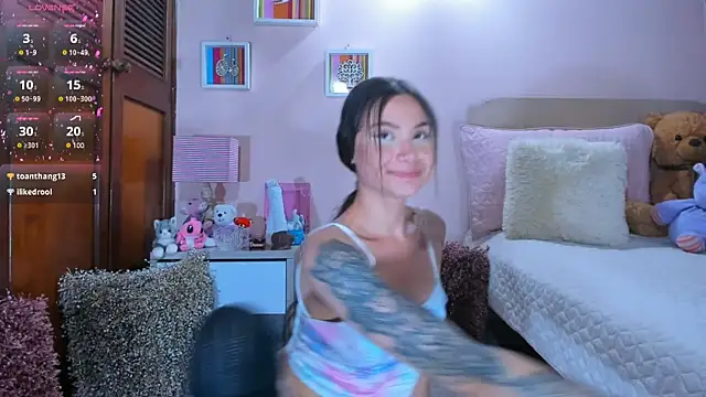 Snapshot of AbrilRussell chatting on December 9, 9:58 pm AbrilRussell online show from December 9, 9:58 pm