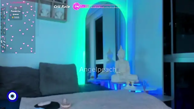 Snapshot of Angel_Peach chatting on February 19, 1:23 am Angel Peach online show from February 19, 1:23 am