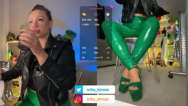 Snapshot of Erika_Kirman chatting on December 13, 9:57 am Erika Kirman online show from December 13, 9:57 am