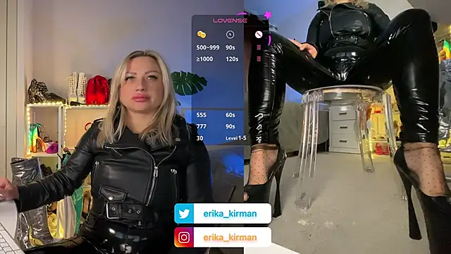 Snapshot of Erika_Kirman chatting on January 26, 12:01 pm Erika Kirman online show from January 26, 12:01 pm