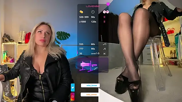 Snapshot of Erika_Kirman chatting on February 1, 6:51 pm Erika Kirman online show from February 1, 6:51 pm