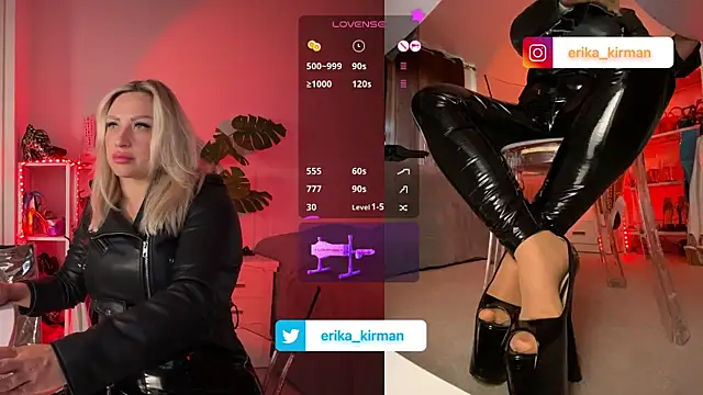 Snapshot of Erika_Kirman chatting on February 16, 12:54 pm Erika Kirman online show from February 16, 12:54 pm