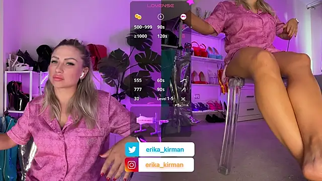 Snapshot of Erika_Kirman chatting on September 11, 3:56 pm Erika Kirman online show from September 11, 3:56 pm