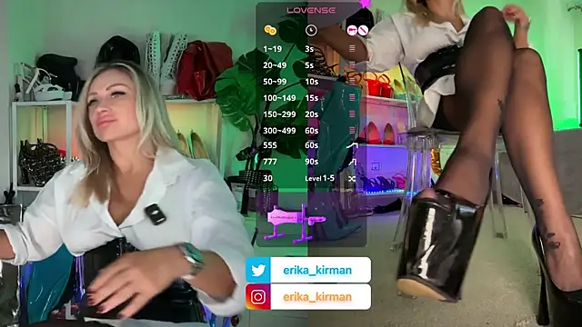 Snapshot of Erika_Kirman chatting on September 26, 1:15 pm Erika Kirman online show from September 26, 1:15 pm