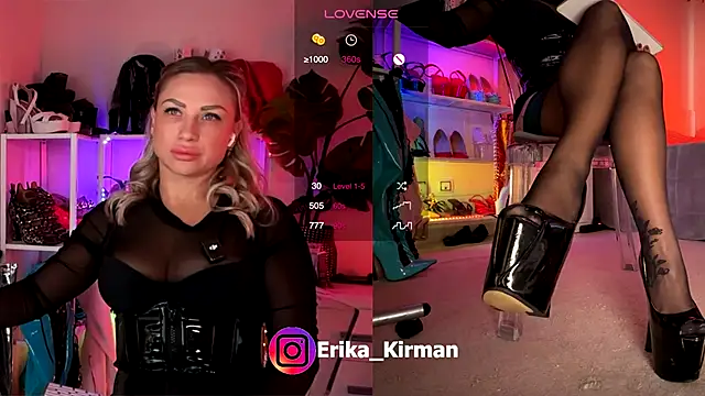 Snapshot of Erika_Kirman chatting on October 24, 8:00 am Erika Kirman online show from October 24, 8:00 am