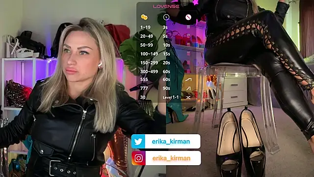 Snapshot of Erika_Kirman chatting on November 16, 12:00 pm Erika Kirman online show from November 16, 12:00 pm