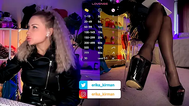 Snapshot of Erika_Kirman chatting on December 2, 1:05 pm Erika Kirman online show from December 2, 1:05 pm