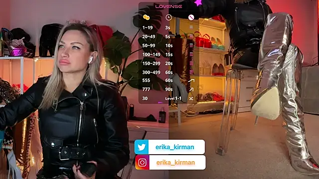 Snapshot of Erika_Kirman chatting on January 11, 11:04 am Erika Kirman online show from January 11, 11:04 am