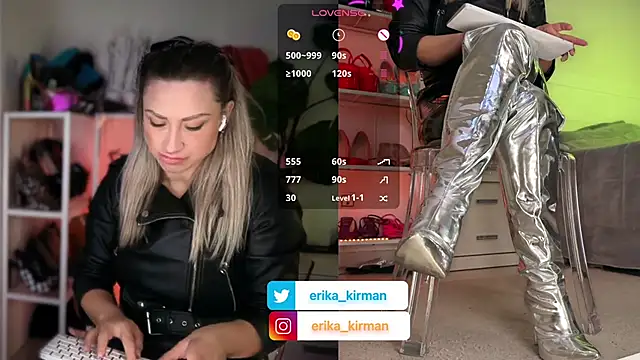 Snapshot of Erika_Kirman chatting on February 3, 10:53 am Erika Kirman online show from February 3, 10:53 am