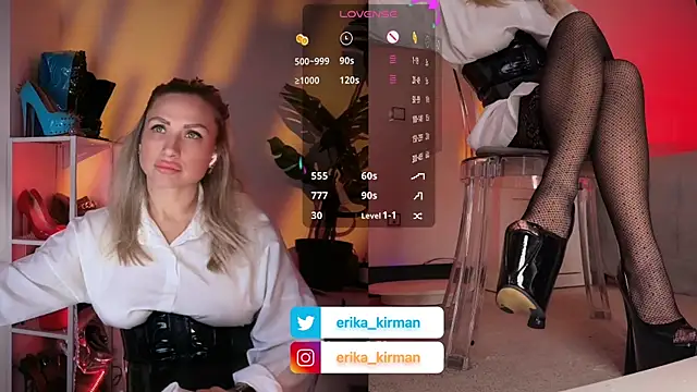 Snapshot of Erika_Kirman chatting on March 26, 1:17 pm Erika Kirman online show from March 26, 1:17 pm
