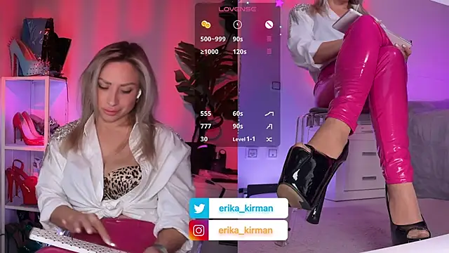 Snapshot of Erika_Kirman chatting on April 2, 2:15 pm Erika Kirman online show from April 2, 2:15 pm