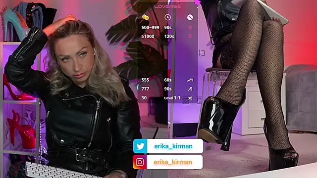 Snapshot of Erika_Kirman chatting on May 12, 10:34 am Erika Kirman online show from May 12, 10:34 am