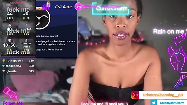 Snapshot of Cum2Charm chatting on October 21, 2:56 am Cum2Charm online show from October 21, 2:56 am