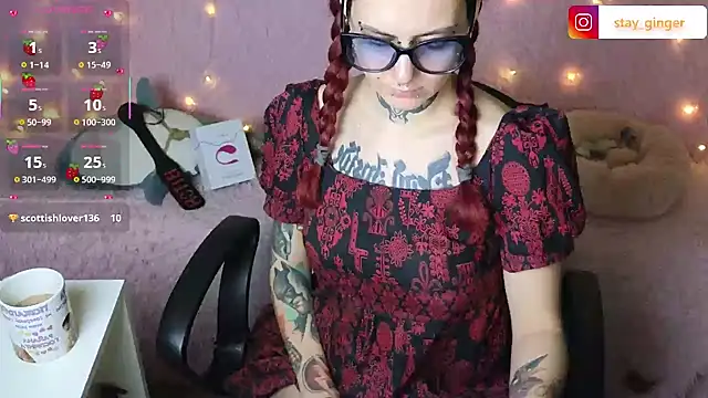 Snapshot of Ginger_Stay chatting on February 4, 3:47 pm Ginger Stay online show from February 4, 3:47 pm