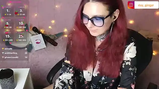 Snapshot of Ginger_Stay chatting on February 6, 11:48 pm Ginger Stay online show from February 6, 11:48 pm