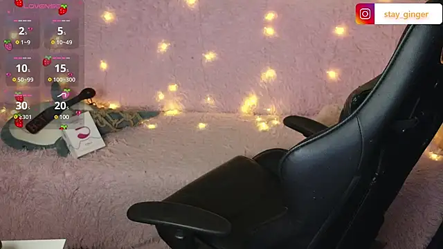 Snapshot of Ginger_Stay chatting on March 6, 8:27 pm Ginger Stay online show from March 6, 8:27 pm