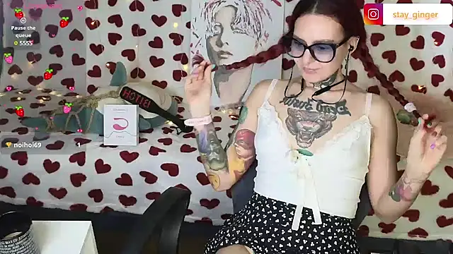 Snapshot of Ginger_Stay chatting on March 22, 7:15 am Ginger Stay online show from March 22, 7:15 am