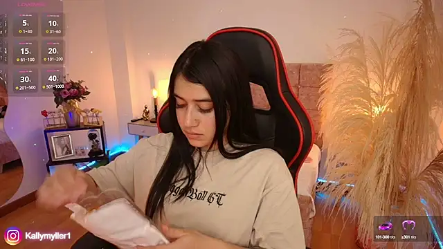 KallyMyller1 online show from January 9, 7:50 pm