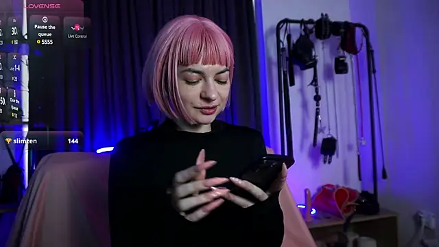 Snapshot of CyberXGoddess chatting on February 13, 5:16 am CyberXGoddess online show from February 13, 5:16 am